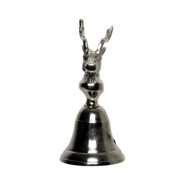 Szarvasos asztali fém csengettyű
