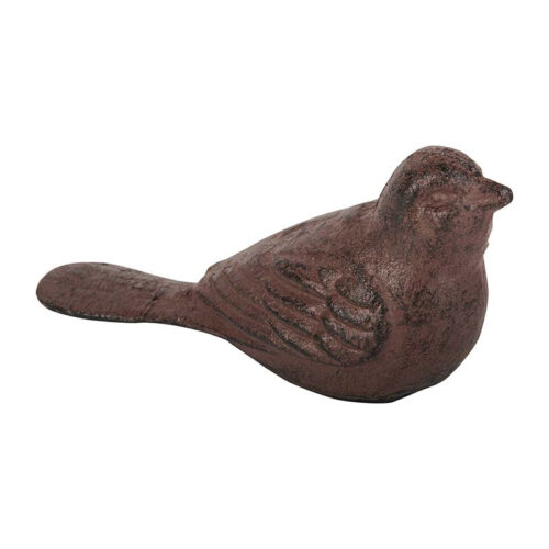 Öntöttvas ajtókitámasztó madár