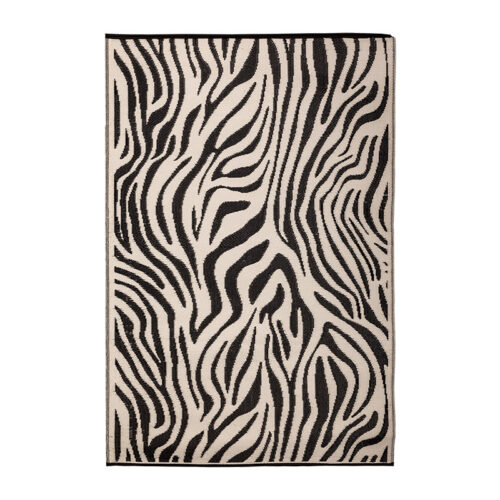 Zebra mintás kétoldalú kültéri szőnyeg