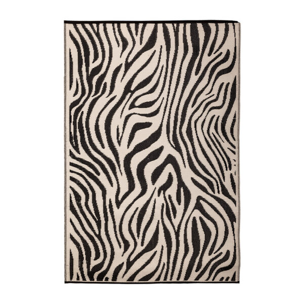 Zebra mintás kétoldalú kültéri szőnyeg