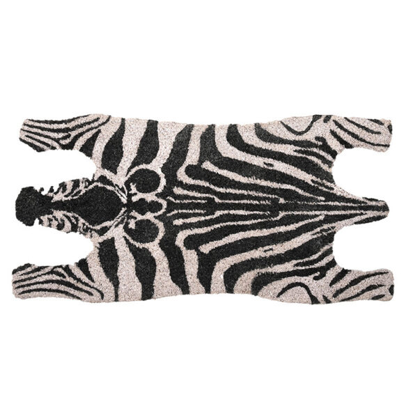 Zebra alakú kókuszrost lábtörlő