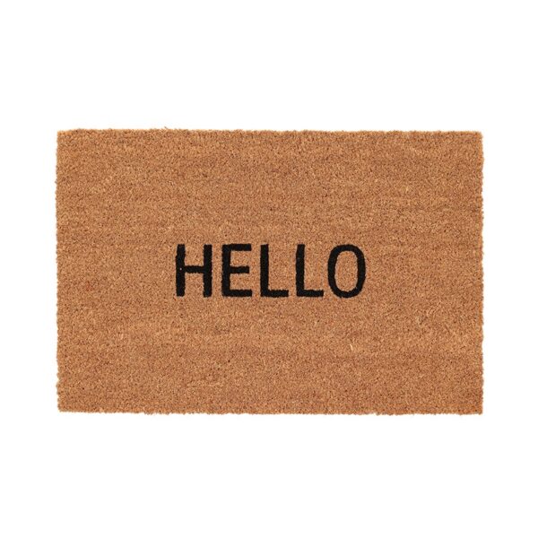 Hello feliratos kókuszrost lábtörlő