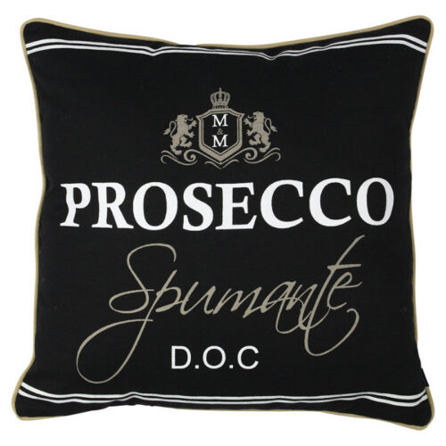 Pamut díszpárna Prosecco felirattal