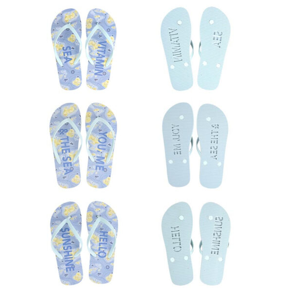 Tengerpart mintás flip-flop papucs 36