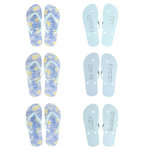 Tengerpart mintás flip-flop papucs 40